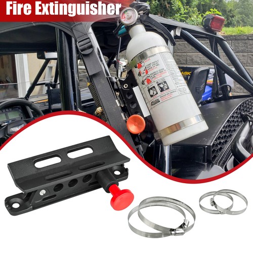 Black car fire extinguisher - black,